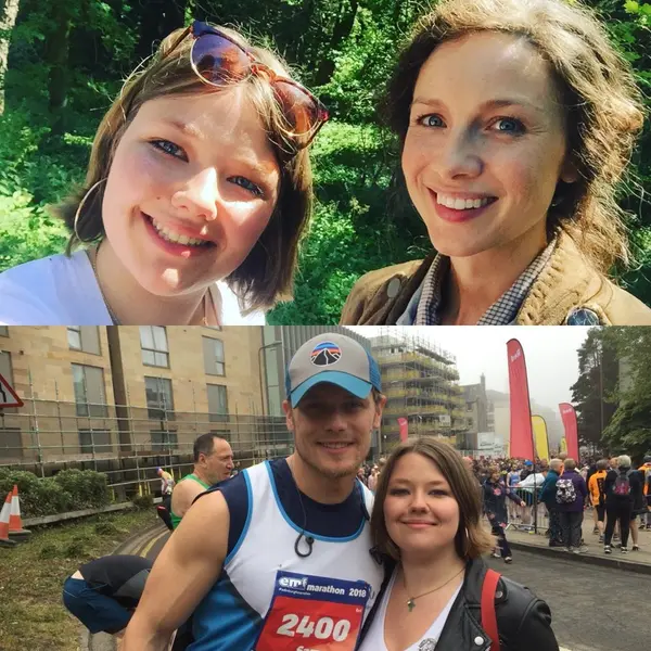 Meeting Sam Heughan and Caitriona Balfe, 2018