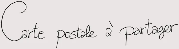 Carte postale à partager